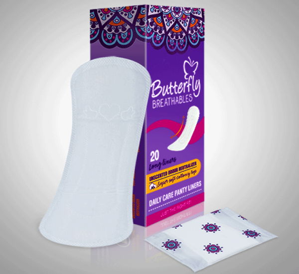 butterfly panty liners