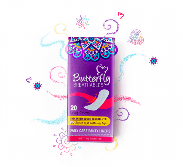 butterfly panty liners