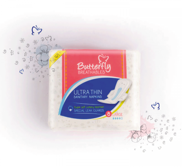 Butterfly ultra thin pads