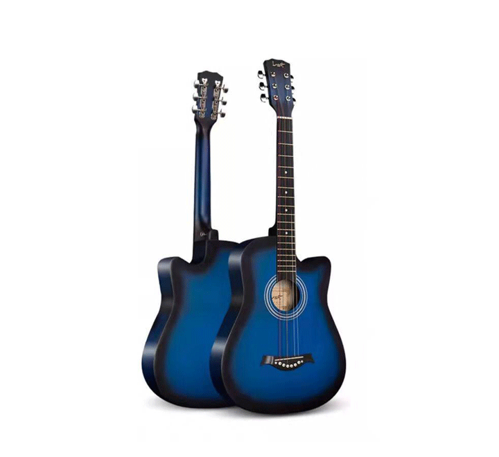 Acoustic Guitar 38” with Metal Tuning Keys & Pin Bridge