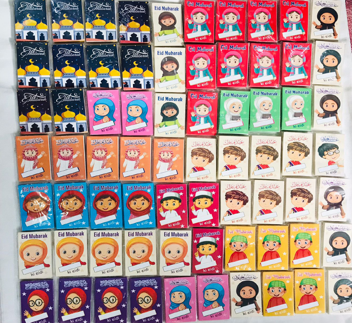 Customized Eid Mubarak Envelopes Eidi Envelopes for Kids - Image 17