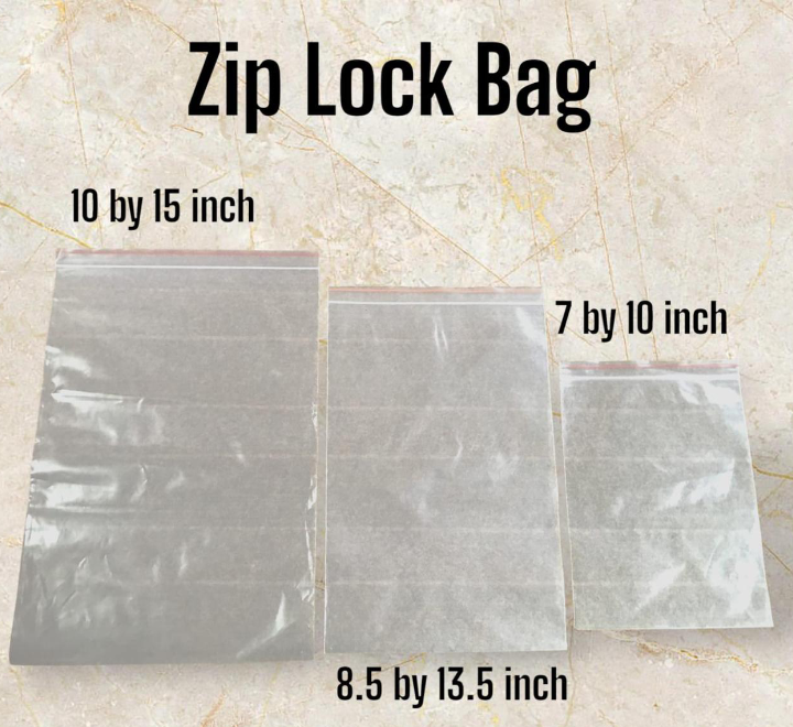 Zip Lock Bags Freezer Bags Food Storage Plastic Bags Resealable Vacuum Air Tight Clear Zip Lock Plastic Bags - Image 2