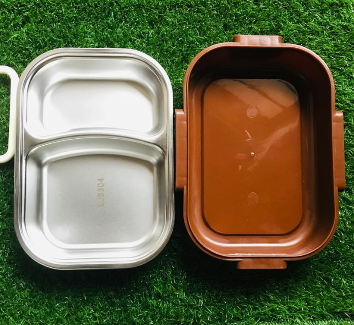 Portable Lunch Box Tiffin Box 304 Stainless Steel Leakproof Lunch Box Large Capacity Food Storage Organizer Container with Compartment for Home Outdoor Travel Camping Hiking School Kids - Image 9