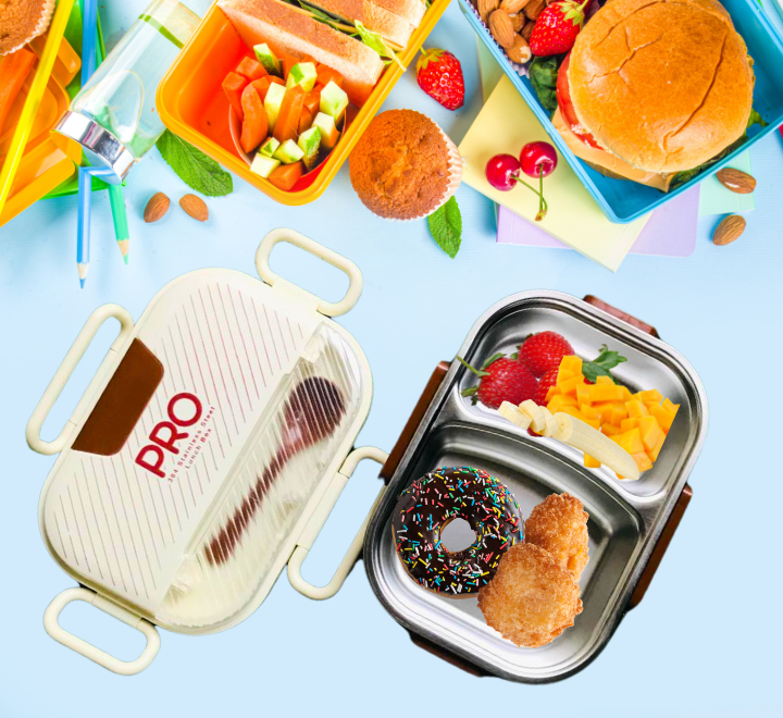 Portable Lunch Box Tiffin Box 304 Stainless Steel Leakproof Lunch Box Large Capacity Food Storage Organizer Container with Compartment for Home Outdoor Travel Camping Hiking School Kids - Image 10