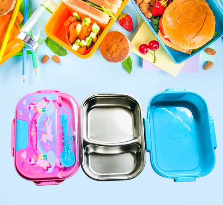 Portable Lunch Box Tiffin Box 304 Stainless Steel Leakproof Lunch Box Large Capacity Food Storage Organizer Container with Compartment for Home Outdoor Travel Camping Hiking School Kids - Image 7