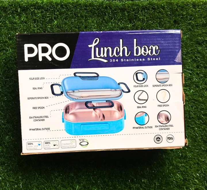 Portable Lunch Box Tiffin Box 304 Stainless Steel Leakproof Lunch Box Large Capacity Food Storage Organizer Container with Compartment for Home Outdoor Travel Camping Hiking School Kids - Image 16