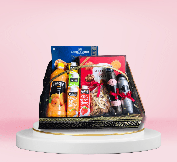 Hajj Mubarak / Umrah Mubarak Giant Gift Basket All in 1 Welcome Umrah Hajj Gift Basket - Image 2