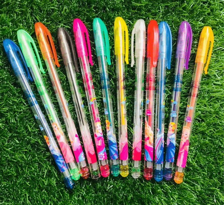 Fruit Scent Gel Glitter Pen - 1.0mm Smooth Writing with a Sparkle - Pack of 12 - Image 7