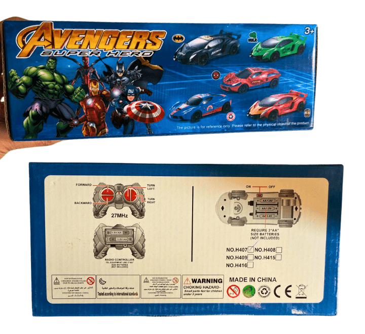 Avengers Remote Control Toy Car For Kids - Image 6