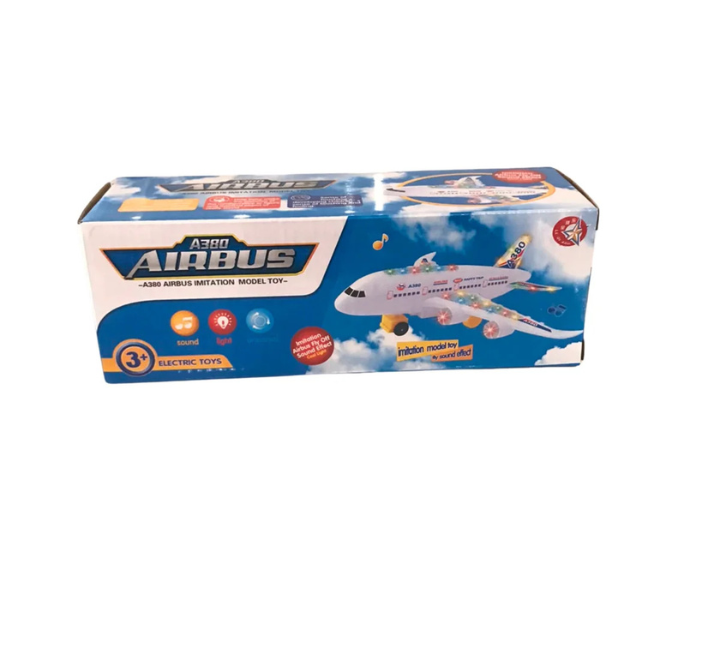 Airbus A380 Electric Imitation Model Toy Airplane