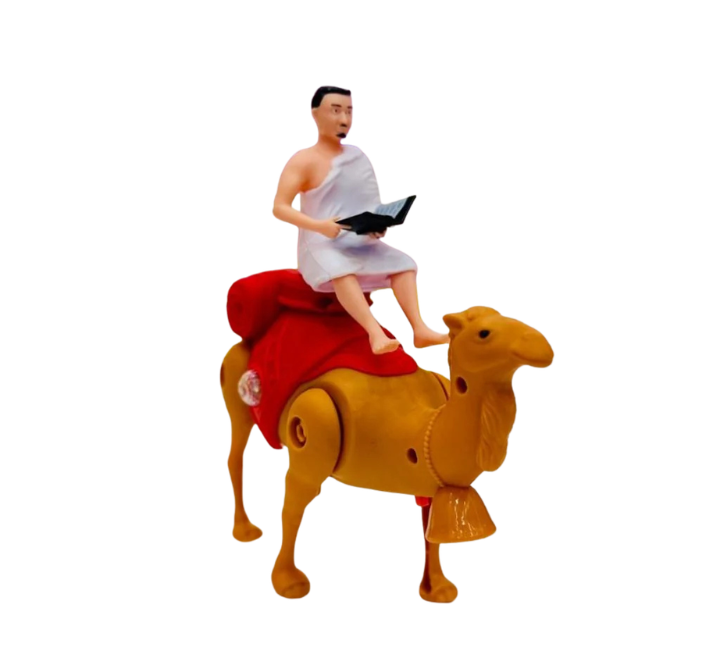 Desert Haji Moveable Camel Toy With Lights & Labaik Allahumma Labaik Voice - Image 2