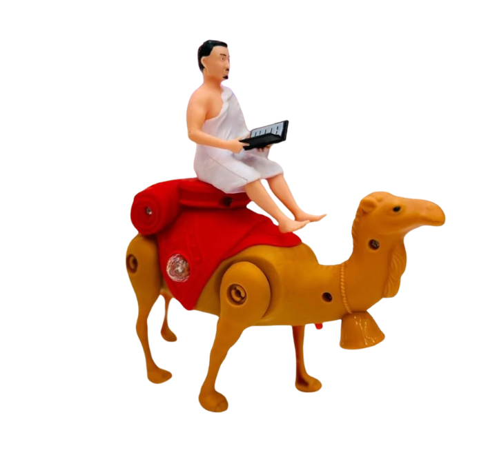 Desert Haji Moveable Camel Toy With Lights & Labaik Allahumma Labaik Voice - Image 3