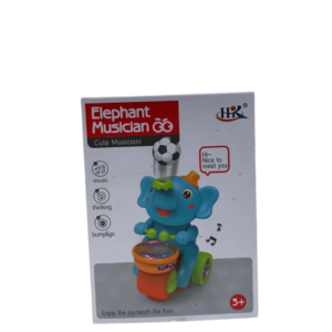 Elephant Musician Interactive Walking Toy with Levitation Ball