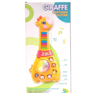 Zoo Baby Animals Giraffe Cartoon Guitar Electronic Musical Toy