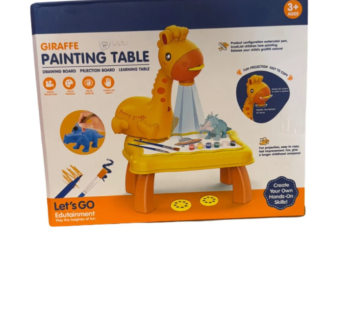GIRAFFE PAINTING TABLE Drawing Board Prjection Board Learning Table